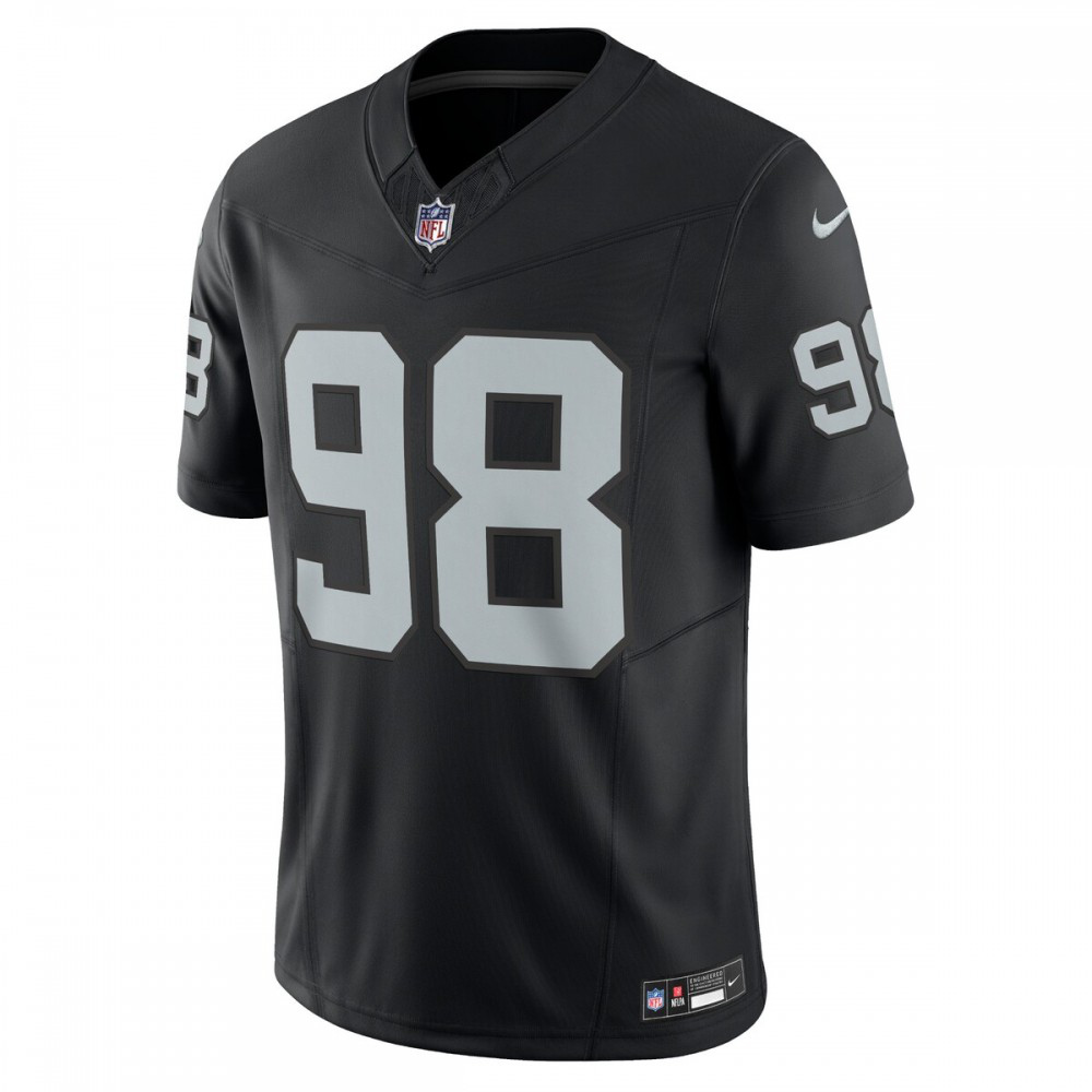 Maxx Crosby Las Vegas Raiders Nike Vapor F.U.S.E. Limited Jersey - Black-GridironStore